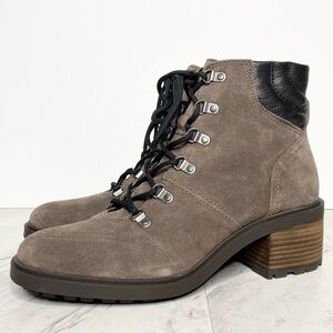 New! Lucky Brand Dareek Lace Up Combat Bootie 9 1/2 M